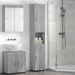 vidaXL Set dulap baie TULUM Gri Sonoma 37 x 31, 5 x 203 cm GartenMobel Dekor (880357)