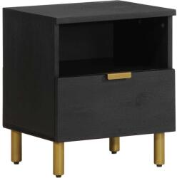 vidaXL Noptiera, negru, 40x33x46 cm, lemn prelucrat GartenMobel Dekor (4017654)