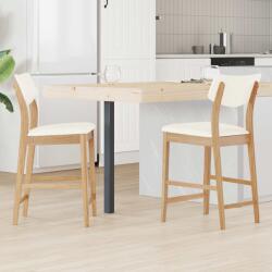 vidaXL Scaune de dining 2 pcs natural 48 x 49 x 95 cm GartenMobel Dekor (42020476)