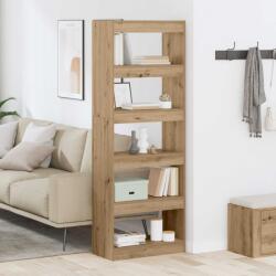 vidaXL Dulap pentru carti stejar artizanal 60 x 30 x 166 cm GartenMobel Dekor (880460) Biblioteca