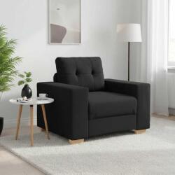 vidaXL Canapea Scaun Negru 100x78x80 cm Tesatura GartenMobel Dekor (4105060) Canapea