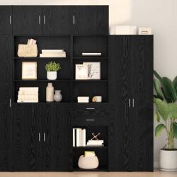 vidaXL Bufet Pe perete Stejar Negru 50 x 42, 5 x 225 cm Lemn compozit GartenMobel Dekor (3402817) Comoda