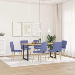 vidaXL Scaune de sufragerie 6 buc tesatura Jeans Blue GartenMobel Dekor (3315577)
