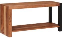 vidaXL Raft pentru carti Maro 80 x 30 x 40 cm Lemn Solid de Acacia GartenMobel Dekor (4104018) Biblioteca