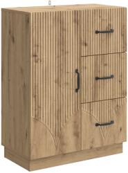 vidaXL Bufet Stejar Artizanal 66 x 34, 5 x 87 cm Lemn prelucrat GartenMobel Dekor (895324) Comoda