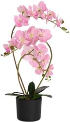 vidaXL Planta de orhidee artificiala cu ghiveci Roz 45 x 15 x 65 cm GartenMobel Dekor (42042080)