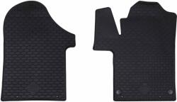 vidaXL Covor pentru masina 2 pcs Negru Cauciuc GartenMobel Dekor (42029127)