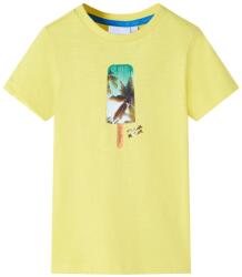 vidaXL Tricou pentru copii, galben, 140 GartenMobel Dekor (12383)