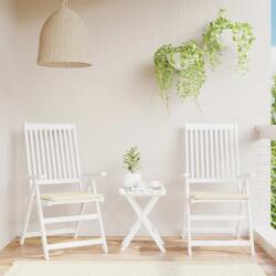 vidaXL Perne scaune gradina 2 buc. crem 40x40x4 cm tesatura Oxford GartenMobel Dekor (314006)
