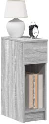 vidaXL Noptiere cu sertar 2 buc Gri Sonoma 20x36x60 cm GartenMobel Dekor (858706)