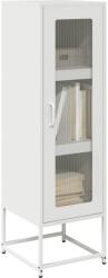 vidaXL Dulap înalt, alb, 36x39x123 cm, otel laminat la rece GartenMobel Dekor (853397) Comoda