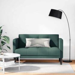 vidaXL Canapea loveseat, verde închis, 111 cm, textil GartenMobel Dekor (4100563) Canapea