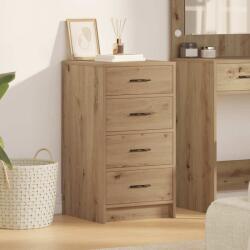 vidaXL Bufet cu sertar stejar artizanal 40 x 41 x 75 cm Lemn compozit GartenMobel Dekor (865063) Comoda