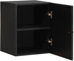 vidaXL Dulap de perete Negru 38 x 33 x 48 cm Lemn de mango solid GartenMobel Dekor (4018828)