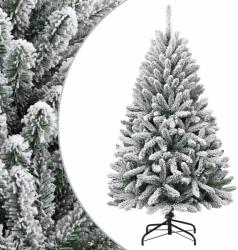 vidaXL Brad de Craciun artificial cu balamale si zapada, 120 cm GartenMobel Dekor (357791)