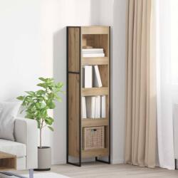 vidaXL Dulap pentru carti Stejar artizanal 80 x 30 x 155 cm GartenMobel Dekor (886377) Biblioteca