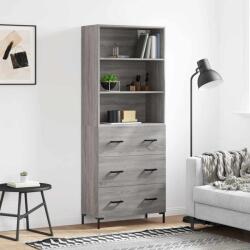 vidaXL Dulap înalt, gri sonoma, 69, 5x34x180 cm, lemn compozit GartenMobel Dekor (3189387) Comoda