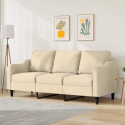vidaXL Canapea cu 3 locuri, crem, 180 cm, material textil GartenMobel Dekor (359369) Canapea