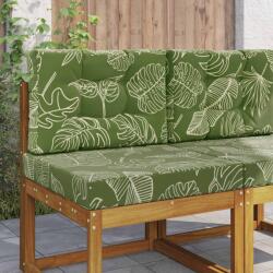 vidaXL Perna pentru canapea de exterior 2 pcs Design cu frunze GartenMobel Dekor (900741)