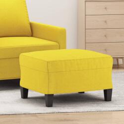vidaXL Taburet, galben deschis, 60x50x41 cm, material textil GartenMobel Dekor (349332)
