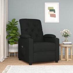 vidaXL Fotoliu rabatabil electric, negru, material textil GartenMobel Dekor (3098841)