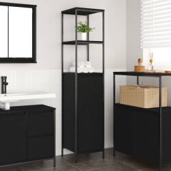 vidaXL Dulap de baie cu rafturi Stejar negru 36x35x165 cm GartenMobel Dekor (861907)