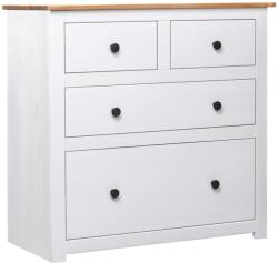 vidaXL Servanta, alb, 80 x 40 x 83 cm, lemn de pin, gama Panama GartenMobel Dekor (282657) Comoda