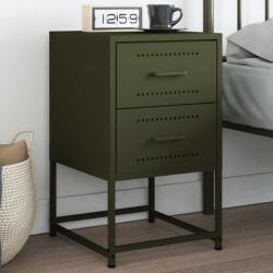 vidaXL Noptiera, verde olive, 36x39x60, 5 cm, otel GartenMobel Dekor (846466)