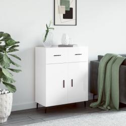 vidaXL Servanta, alb extralucios, 69, 5x34x90 cm, lemn compozit GartenMobel Dekor (827998) Comoda