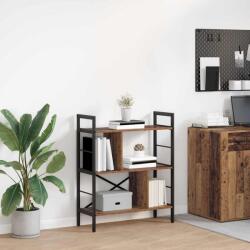 vidaXL Raft pentru carti Lemn Vechi 75 x 30 x 91 cm Lemn compozit GartenMobel Dekor (883974) Biblioteca