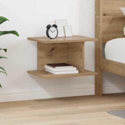 vidaXL Noptiera Stejar Artizanal 40 x 30 x 25 cm Lemn compozit GartenMobel Dekor (891182)