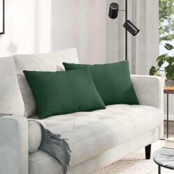 vidaXL Perne pentru canapea 2 pcs Verde închis 60 x 40 cm GartenMobel Dekor (42013693)