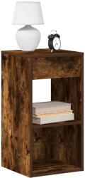 vidaXL Noptiere cu sertar 2 buc Stejar afumat 35x34x66, 5 cm GartenMobel Dekor (858722)