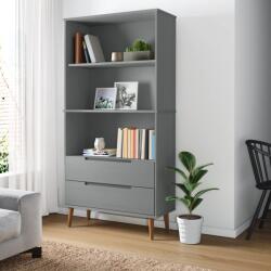 vidaXL Biblioteca „MOLDE gri, 85x35x170, 5 cm, lemn masiv de pin GartenMobel Dekor (350542) Biblioteca