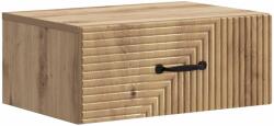 vidaXL Noptiera suspendata stejar artizanal cu 1 sertar, 49 x 34, 5 x 20 cm (898633)