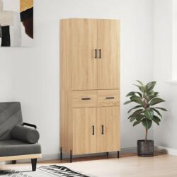 vidaXL Dulap înalt, stejar sonoma, 69, 5x34x180 cm, lemn compozit GartenMobel Dekor (3198156) Comoda