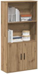 vidaXL Biblioteca, stejar artizanal, 60x24x120 cm, lemn prelucrat GartenMobel Dekor (860426) Biblioteca