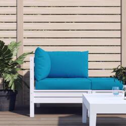 vidaXL Perne canapea din paleti, 3 buc. , albastru deschis, textil GartenMobel Dekor (361777)