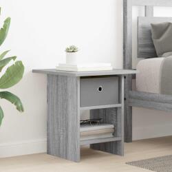 vidaXL Noptiera cu sertar Gri Sonoma 41 x 40 x 45 cm Lemn compozit GartenMobel Dekor (8000446)
