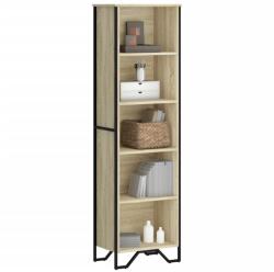 vidaXL Biblioteca, stejar sonoma, 50x31x169 cm, lemn prelucrat GartenMobel Dekor (848615) Biblioteca