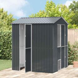 vidaXL Cusca pentru pasari Antracit 215 x 210 x 247 cm Otel Galvanizat GartenMobel Dekor (3325151)