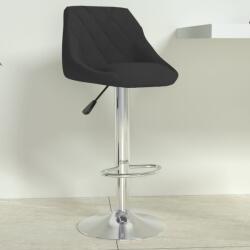 vidaXL Scaun de bar, negru, catifea GartenMobel Dekor (335291)