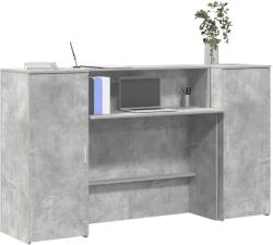 vidaXL Birou de receptie Gri beton 180x50x103, 5 cm Lemn prelucrat GartenMobel Dekor (3324208)