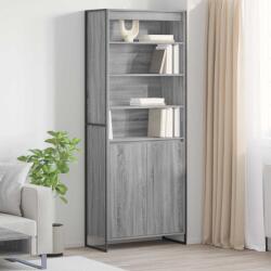 vidaXL Dulapuri Inalte Gri Sonoma 79 x 36 x 200 cm Lemn compozit GartenMobel Dekor (3403043) Comoda