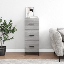 vidaXL Servanta, gri sonoma, 34, 5x34x90 cm, lemn compozit GartenMobel Dekor (828610) Comoda