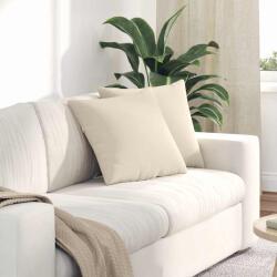 vidaXL Perne pentru canapea 2 pcs Bej 45 x 45 cm tesatura GartenMobel Dekor (42013945)