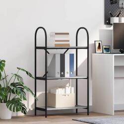 vidaXL Raft pentru carti sonoma gri 60 x 30 x 109 cm Lemn compozit GartenMobel Dekor (879920) Biblioteca