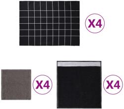 vidaXL Set de prosoape, 12 buc. , negru, bumbac GartenMobel Dekor (136294) Prosop