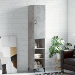 vidaXL Dulap înalt, gri beton, 34, 5x34x180 cm, lemn prelucrat GartenMobel Dekor (3198981) Comoda