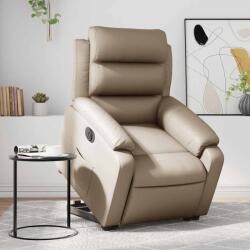 vidaXL Fotoliu rabatabil electric cu ridicare, cappuccino GartenMobel Dekor (3205062)